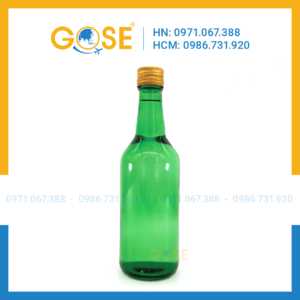 Chai thủy tinh 360ml xanh lá SC360