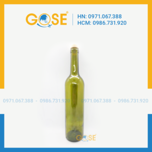 Chai rượu phổ thông vang xanh 32