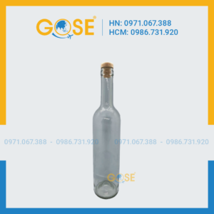 Chai rượu phổ thông vang trong 500