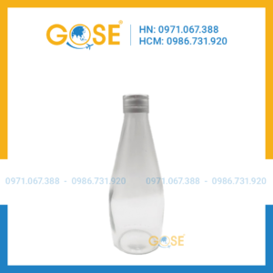 Chai thủy tinh có nắp đậy nhôm