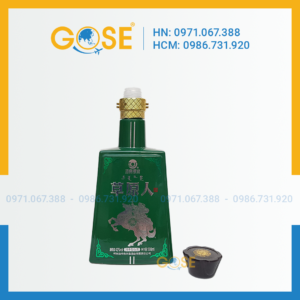 Chai thủy tinh cao cấp phun sơn, nắp bi 500ml