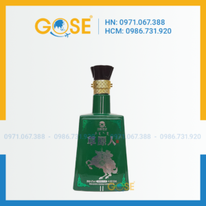 Chai thủy tinh cao cấp phun sơn, nắp bi 500ml