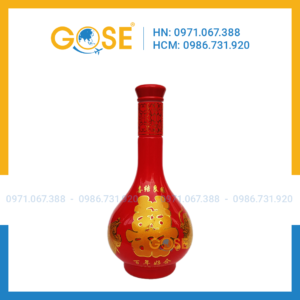 Chai thủy tinh cao cấp 500ml song hỷ