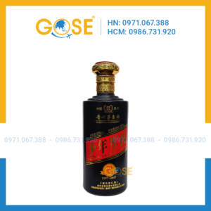 Chai rượu đông trùng hạ thảo phun sơn