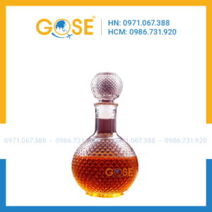 Chai rượu ngoại hình tròn