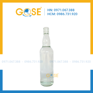 Chai thủy tinh cổ bồng B700ml