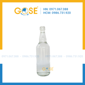 Chai thủy tinh cổ bồng B500ml