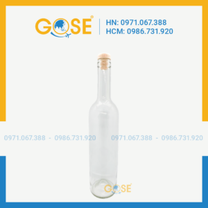 Chai rượu phổ thông vang trong 500